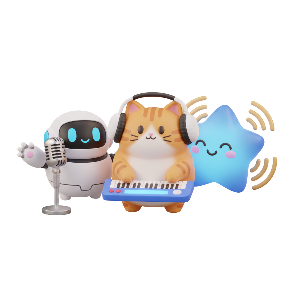 AudioMaker AI Team Mascot